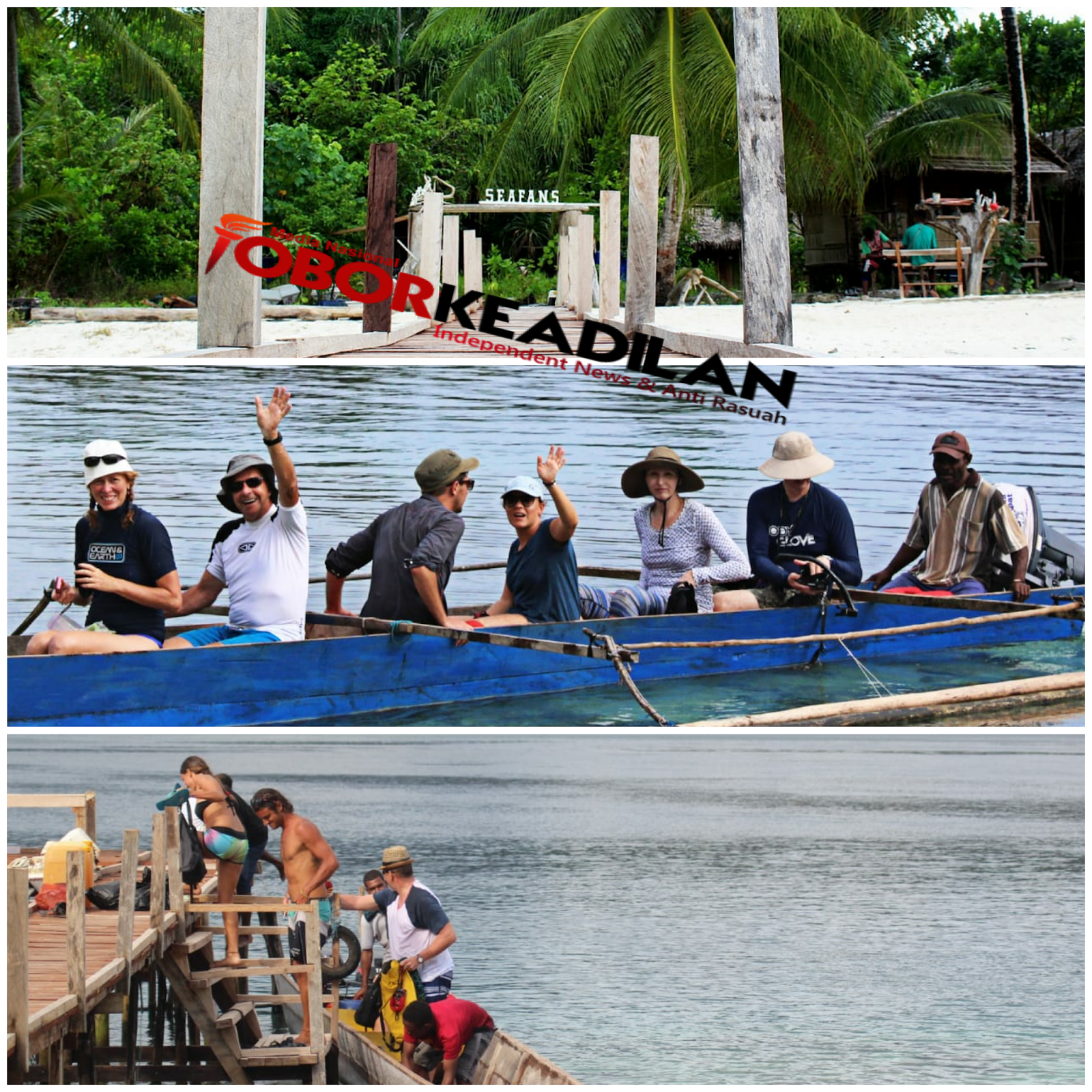 SEA FANS HOMESTAY DAN SERGEY LYKHVAR TURIS RUSIA DI RAJA AMPAT 