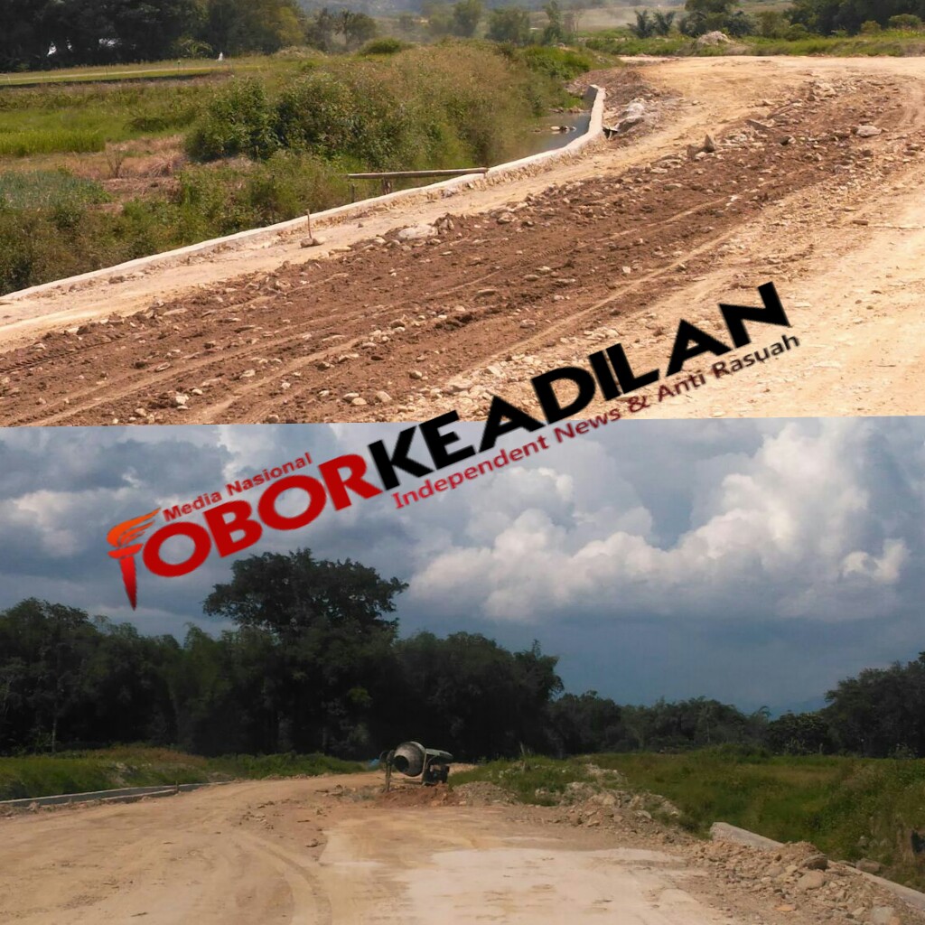 CARUT MARUT PROYEK JALAN BALIGE BY PASS DITUTUP BUKAN HANYA KARENA CUT OFF, NAMUN PARA SUBCON NGAKU TIDAK DIBAYAR