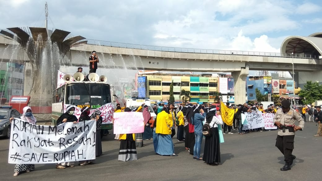 Aliansi BEM Se-Sumsel Rupiah Melemah Rakyat Resah