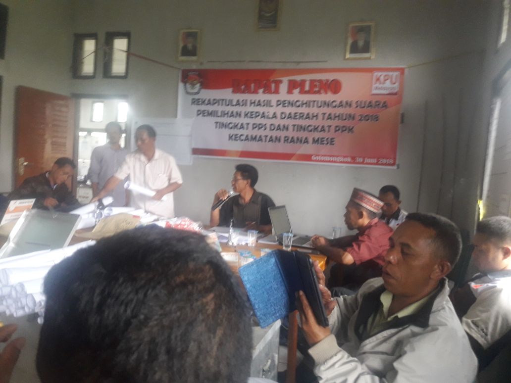 Saksi Paslon TABIR Tak Ikut Teken Berita Acara Rekapitulasi Penghitungan Suara