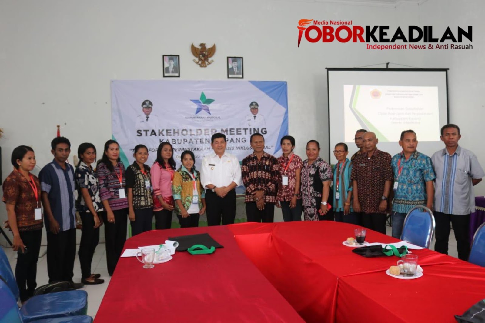 Wabup Kupang Jerry Manafe; Perpustakaan Berbasis Inklusi Sosial Pusat Informasi