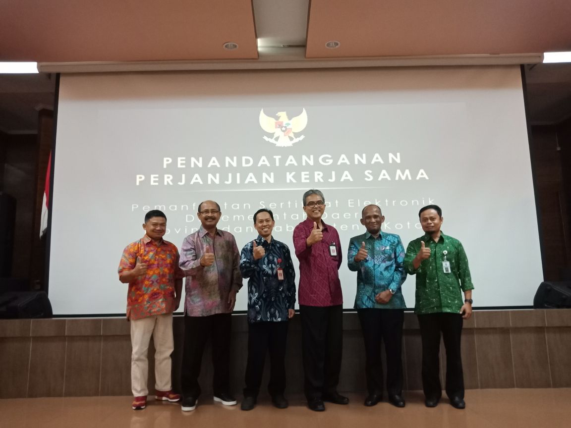 DPMPTSP Resmi Terapkan Tanda Tangan Elektronik
