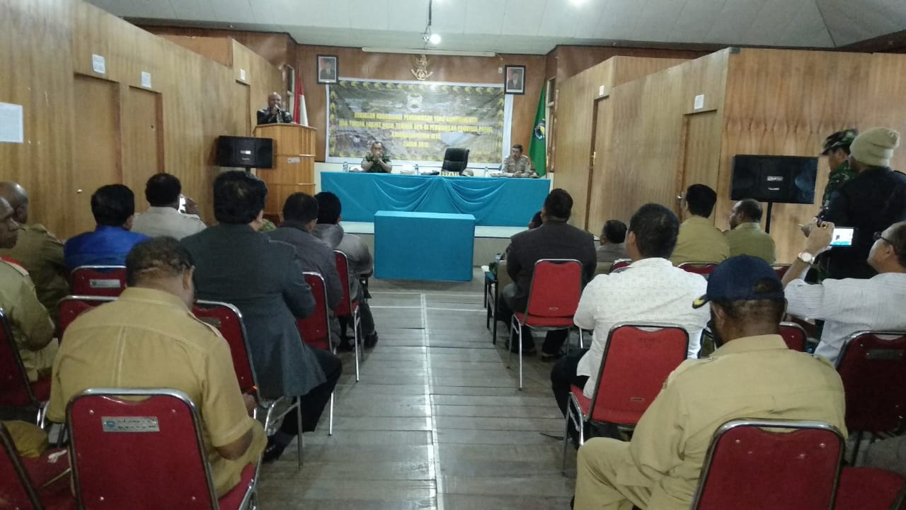 Rapat Koordinasi Pengawasan Pemilu kada Kabupaten Intan Jaya
