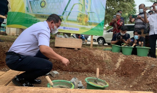 Ali Maulana Walikota Jakarta Utara Letakkan Batu Pertama Pembangunan Gedung Rawat Jalan RS Islam Jakarta
