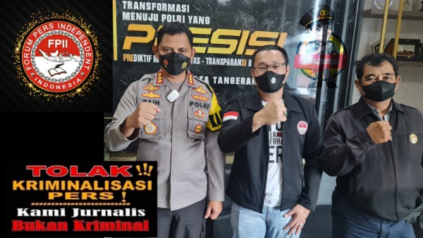 FPII Desak Kapolres Kota Tangerang Proses Cepat Laporan Terkait Kades Wanakerta