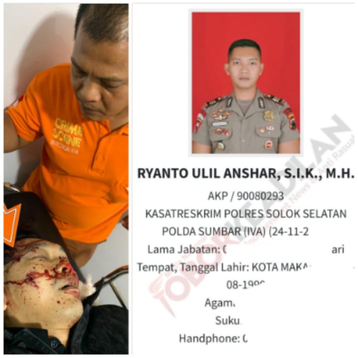 Breaking News, Polisi Tembak Polisi  Kabag Ops Polres Solok Selatan Tembak Kasat Reskrim: Ada apa Lingkungan Polri? 