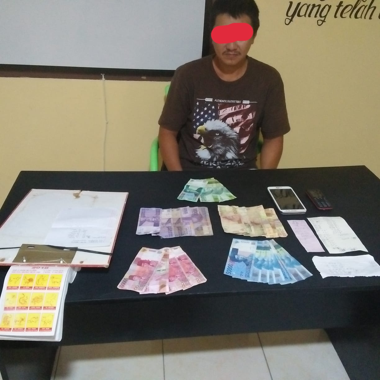 Polsek Jebus Amankan Bandar Togel "Bos Togel" (Fen-red) Yang Bikin Gerah Warga 