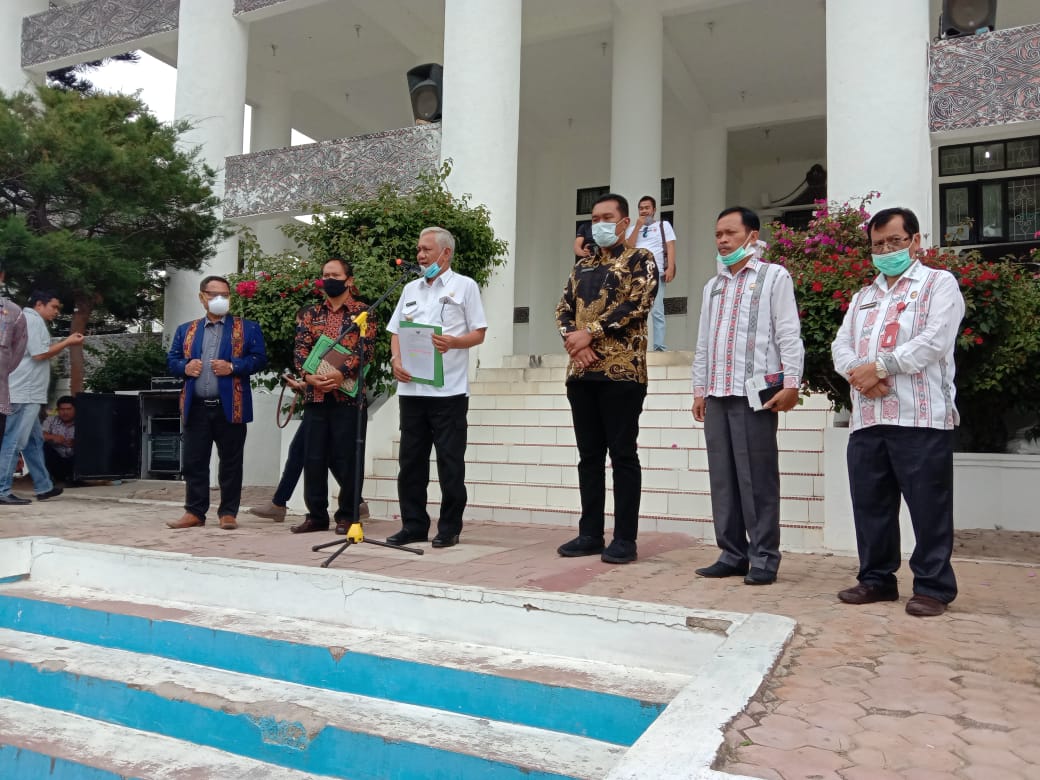 Pemkab Toba Raih WTP (Wajar tanpa pengecualian) ke 4 Tahun 2020 Dari BPK