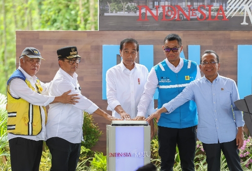 Groundbreaking Pembangunan PLN Hub, Pusat Ekosistem Transisi Energi dan Layanan Digital IKN Dihadiri Jokowi