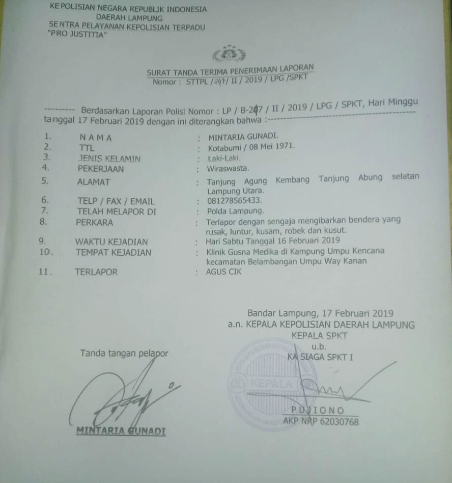 Pemilik Klinik Gusna Medika Di Polisikan Wartawan 