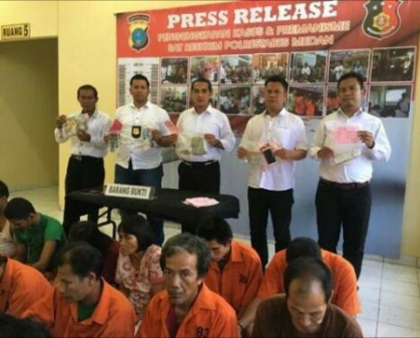POLRESTABES MEDAN AMANKAN 21 ORANG PELAKU KEJAHATAN DALAM OPERASI PEKAT