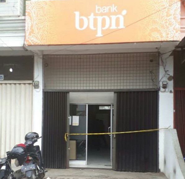 Perampok Bersenpi Gasak Uang Ratusan Juta di BANK BTPN Pasar 9 Desa Tembung