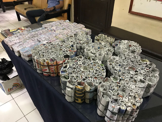 JELANG NATAL DAN TAHUN BARU, RIBUAN PETASAN DI GULUNG POLISI DI TANGERANG KOTA