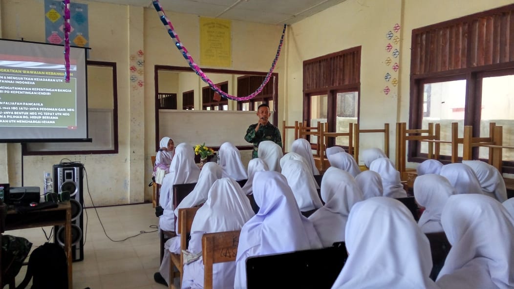Surutnya Nasionalisme di Era Globalisasi, Kodim Asel Bekali Pelajar Wasbang