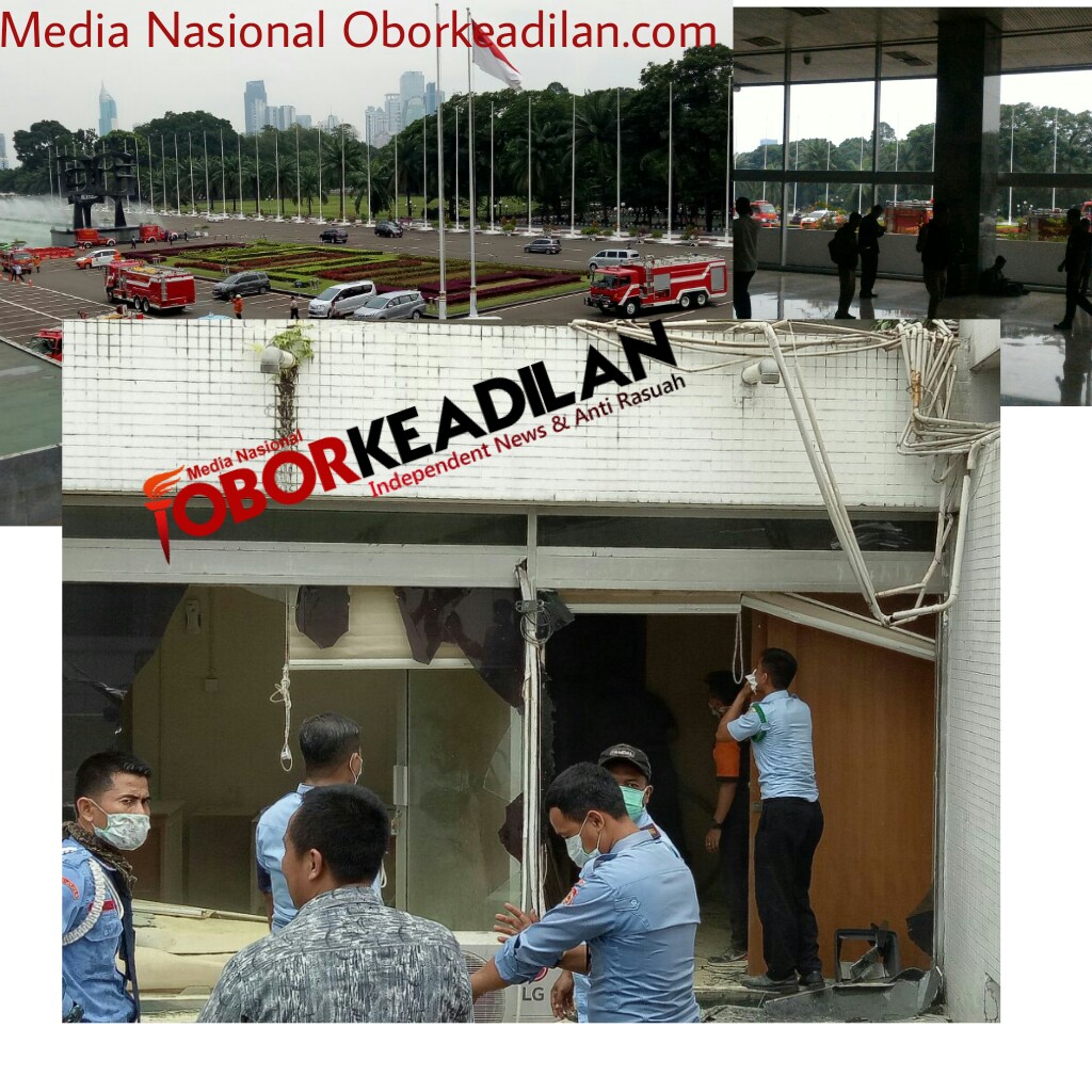 TERJADI KEBAKARAN DI LANTAI 2 GD. NUSANTARA III DPR RI, Jl. GATOT SUBROTO, SENAYAN, JAKARTA PUSAT. 