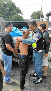 10 Goni Narkotika jenis Ganja berikut pengemudi  diamankan Satuan Dandenpom Lanal Lampung 
