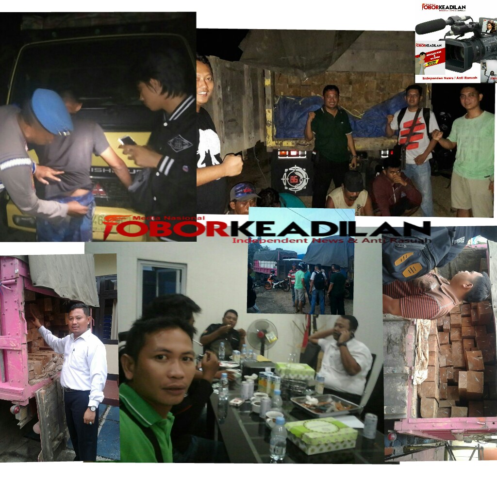 PENCURI ' KAYU ILLEGAL 4 TRUK , BERHASIL DI RINGKUS SAT RESKRIM POLRES BARITO UTARA 