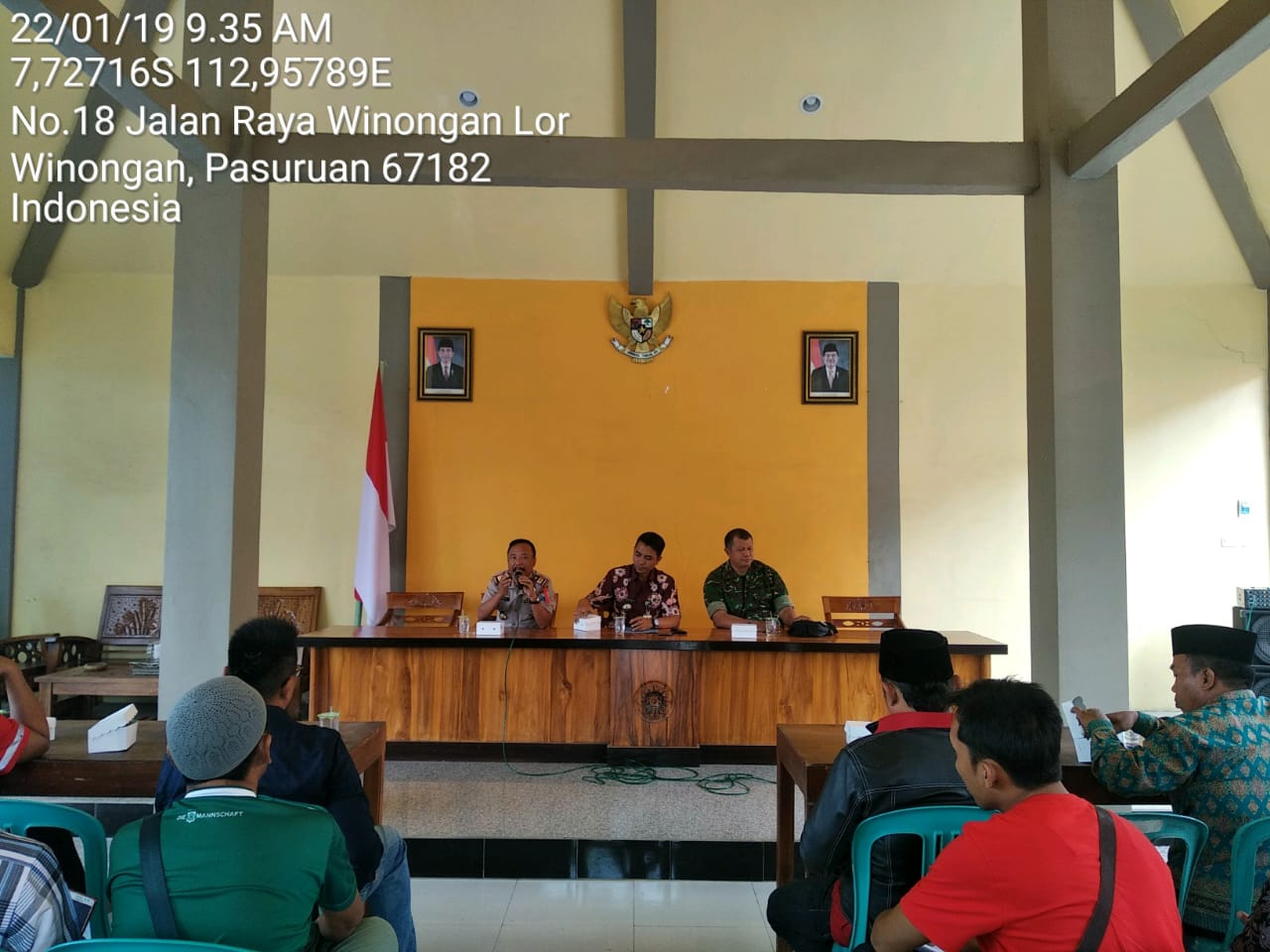 Atasi permasalahan jalan Winongan ,Muspika kumpulkan pengusaha Armada Tambang