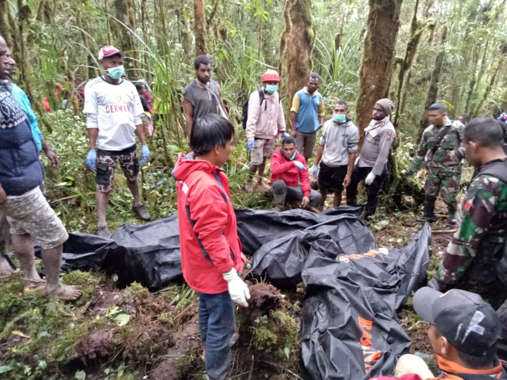PENEMUAN PESAWAT DEMONIM AIR JENIS PK-HVQ YANG JATUH DI PEGUNUNGAN BINTANG