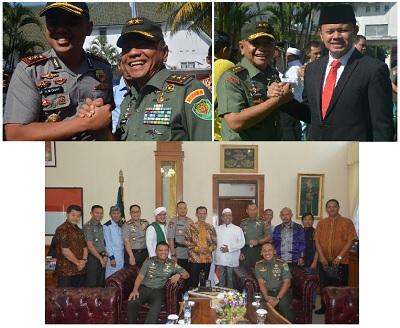 DALAM RANGKA PAMITAN PANGDAM III/SILIWANGI KUNJUNGI  MAKOREM 061/SURYA KENCANA