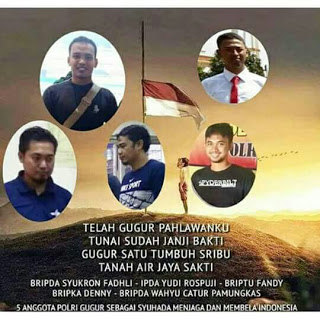Rasa Duka Polresta Pekanbaru  Naikan Bendera Setengah Tiang Tanda Wujud Rasa Duka Polresta Pekanbaru