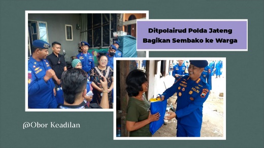 WUJUD KEPEDULIAN DITPOLAIRUD POLDA JATENG GELAR BHAKTI SOSIAL RAMADHAN 2023