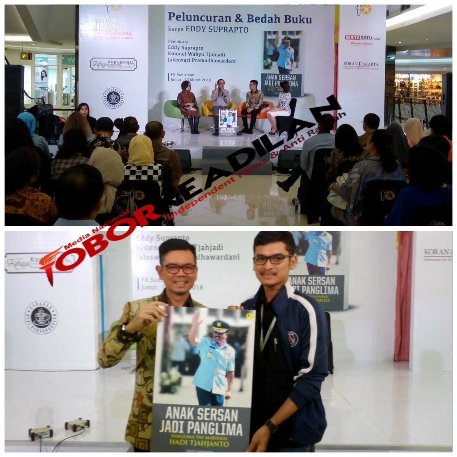 PELUNCURAN BUKU ANAK SERSAN JADI PANGLIMA 