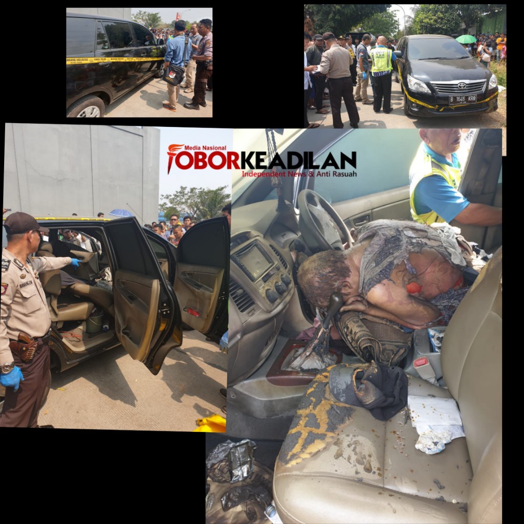 Halomoan Panjaitan Ditemukan Tewas Terbakar Dalam Mobil di Bekasi 
