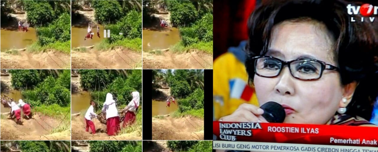 Pergi Pulang Sekolah Bergelantung diatas Sungai, Rencana Pengenaan Pajak Pendidikan Bikin Aktivis ini Meradang 