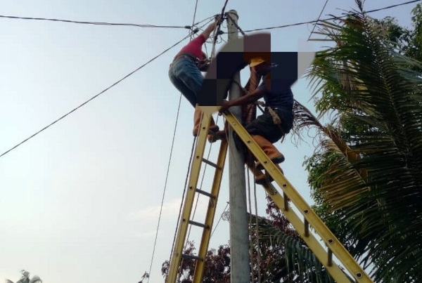 Petugas PLN Tewas Tersetrum Listrik
