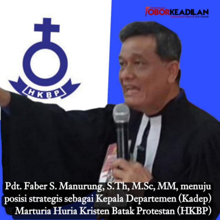 Pdt. Faber Manurung Muncul Sebagai Kandidat Terkuat Kadep Marturia HKBP