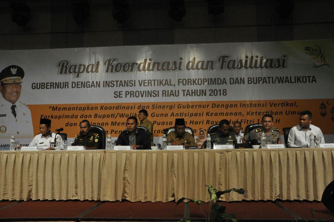Wabup H.Zardewan Hadiri Rakor Sinergitas Bersama Pemprov Riau.