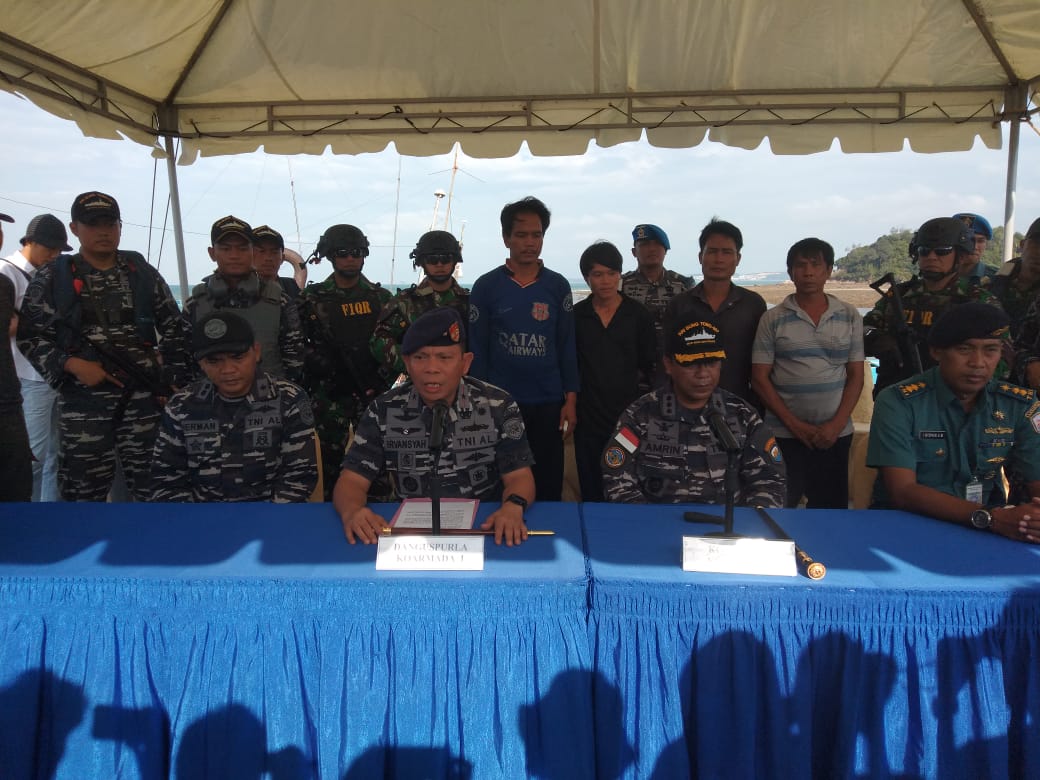 GUGUS TEMPUR LAUT KOARMADA TNI AL, TANGKAP KAPAL IKAN ASING