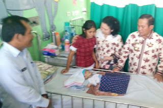 Penderita Gizi Buruk Ahirnya Mendapat Perhatian dari Bupati Nias