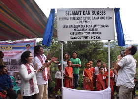 Setelah 72 Tahun,Akhirnya Desa Liattondung dan Desa Sipagabu Toba Samosir Teraliri Listrik