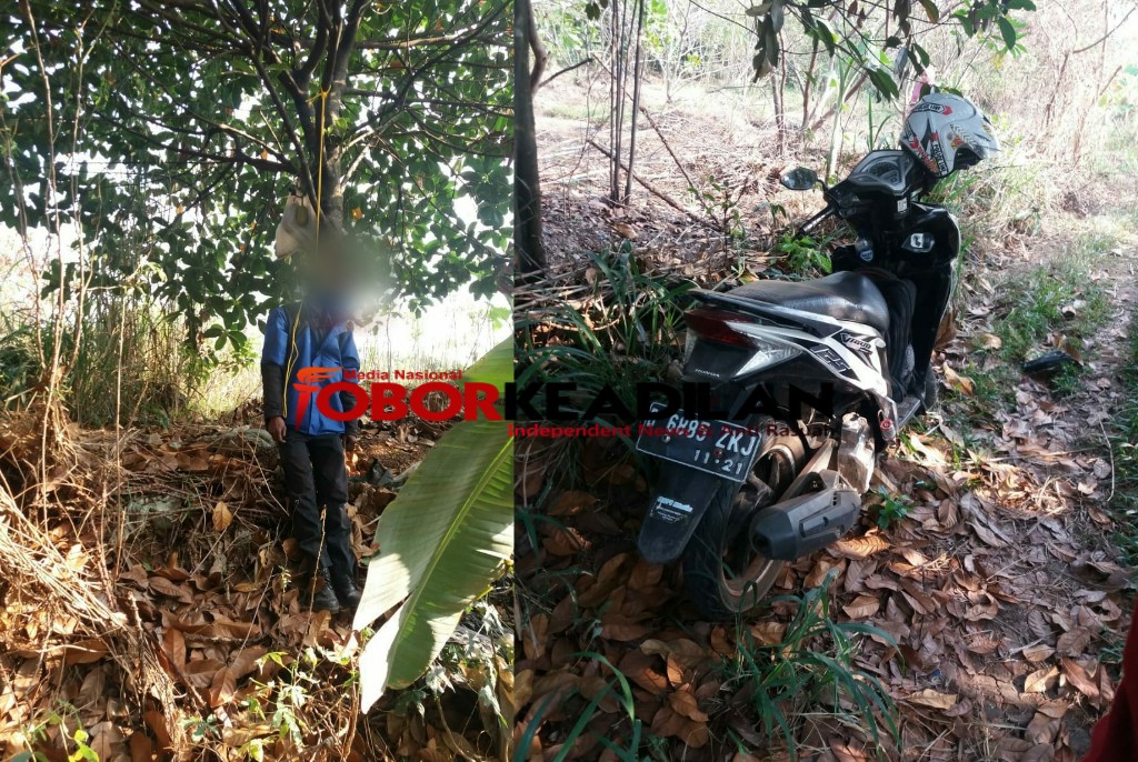Terilit Hutang Judi Online, Seorang Pria Gantung Diri Di Pohon Nangka