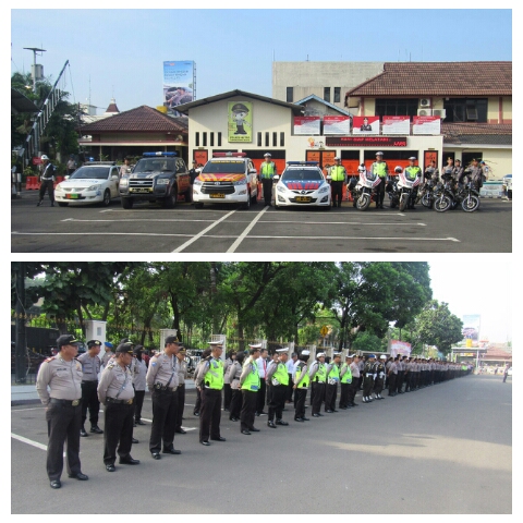 POLRESTRO TANGERANG KOTA,  GELAR PASUKAN OPS ZEBRA JAYA 2017