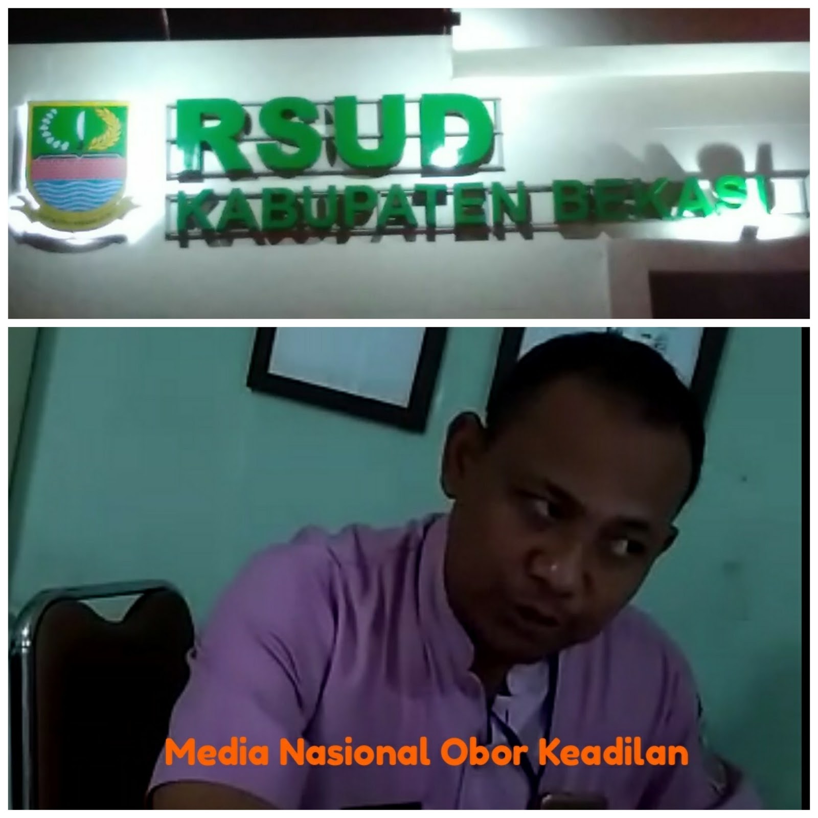 OKNUM DOKTER RSUD KABUPATEN BEKASI MENOLAK ORANG SAKIT UNTUK BEROBAT