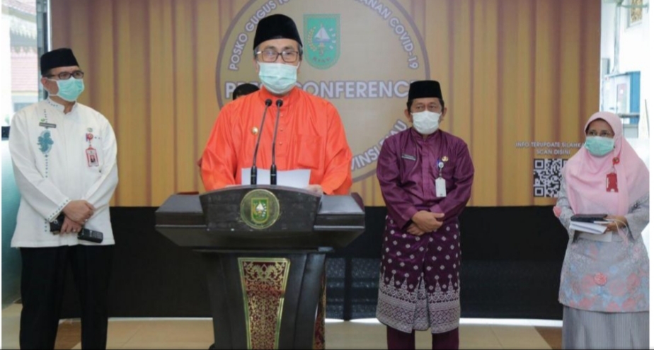 Riau, Alhamdulillah 1 Sembuh, 9 Dirawat, Positif Corona Cuma 10, Gubri: Tetap Semangat
