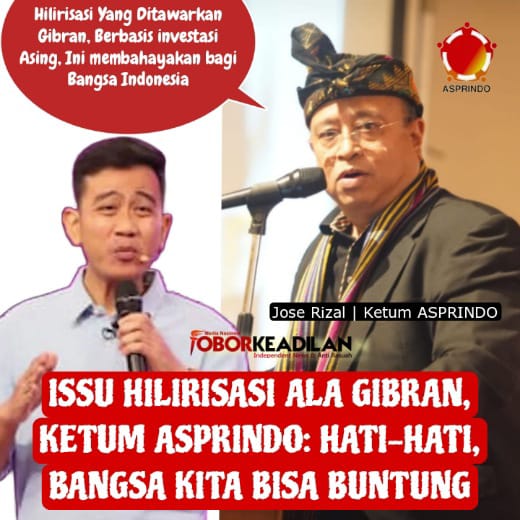 IMPIAN HILIRISASI ALA GIBRAN, KETUM ASPRINDO: HATI-HATI BANGSA KITA BISA BUNTUNG