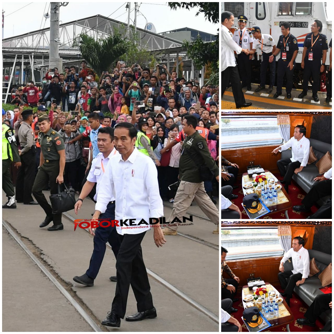 Kunjungan Kerja Ke Sukabumi, Presiden Gunakan Kereta Api