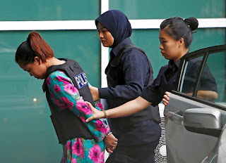 KIM JONG-NAM DIBUNUH OLEH 4 TERSANGKA LAINNYA , SITI AISYAH KEMBALI JALANI SIDANG