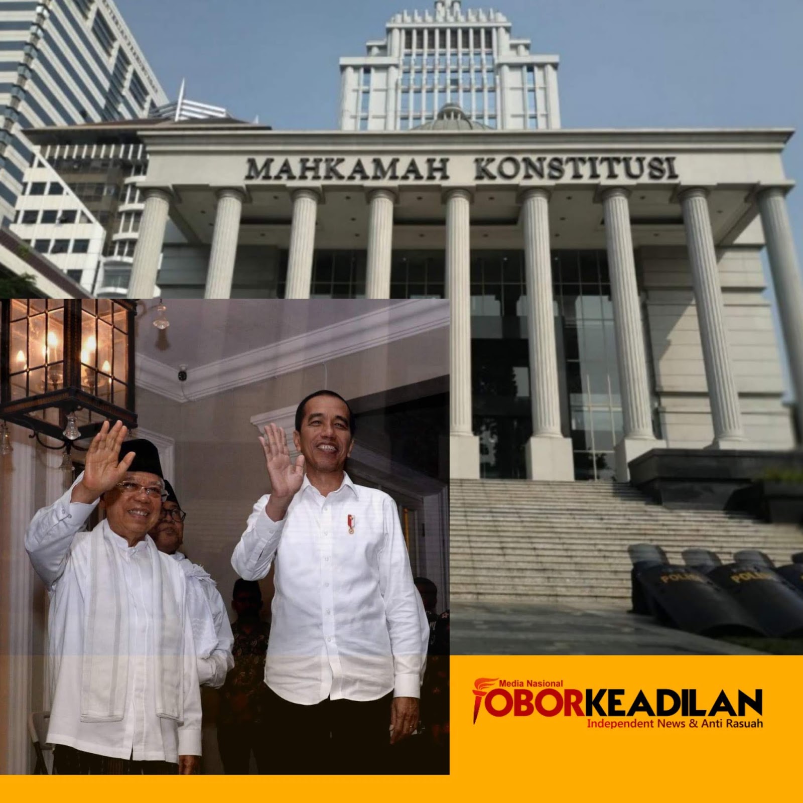 Sah Jokowi-Ma'aruf Menang, Mahkamah Konstitusi Tolak Penghitungan Suara Versi Paslon 02