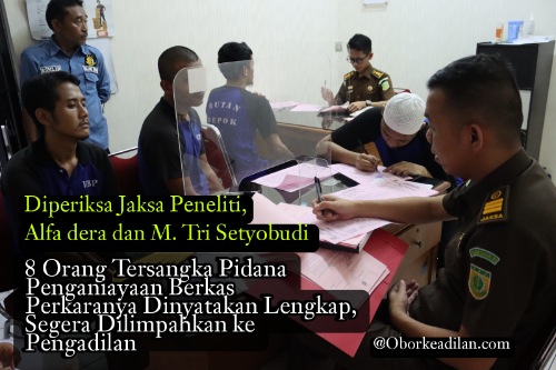 Usai Diperiksa Peneliti Kejari Depok, Berkas Perkara 8 Tersangka Penganiayaan Dinyatakan Lengkap 