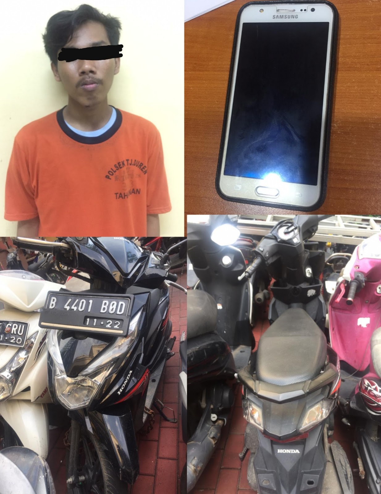 Pria Pengangguran Terciduk Di RS Saat Menipu dan Rampas HP Warga