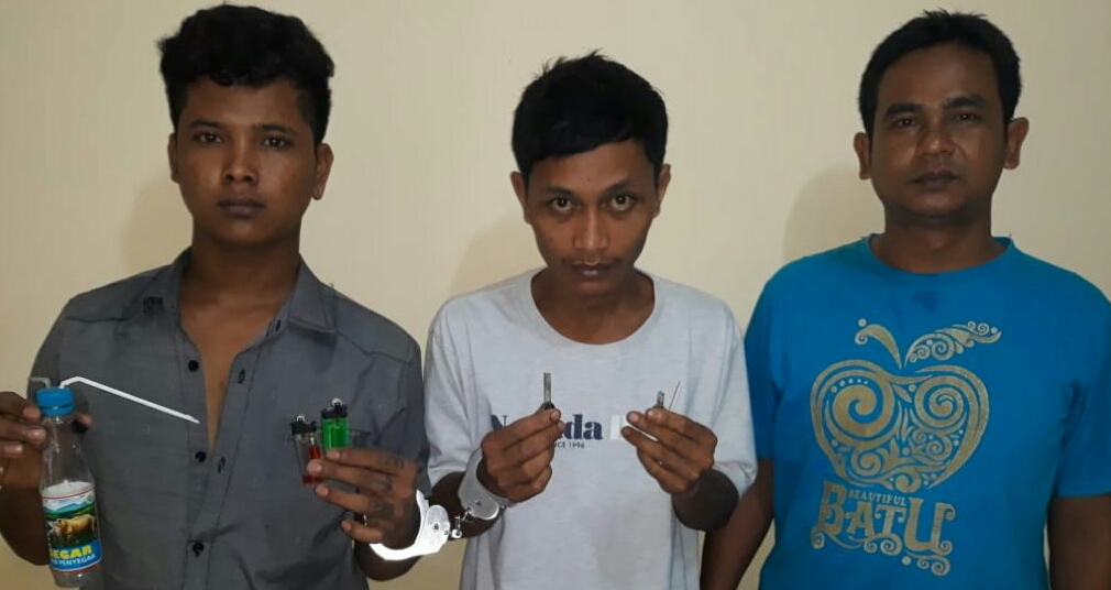 Dua Pemuda Kurir Narkoba Di bekuk Satreskrim Polsek Dolok Masihul
