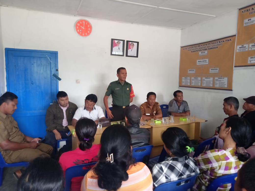 Desa Sintong Marnipi Kec Laguboti, Tobasa  Laksanakan Musyawarah Desa Bersama Masyarakat