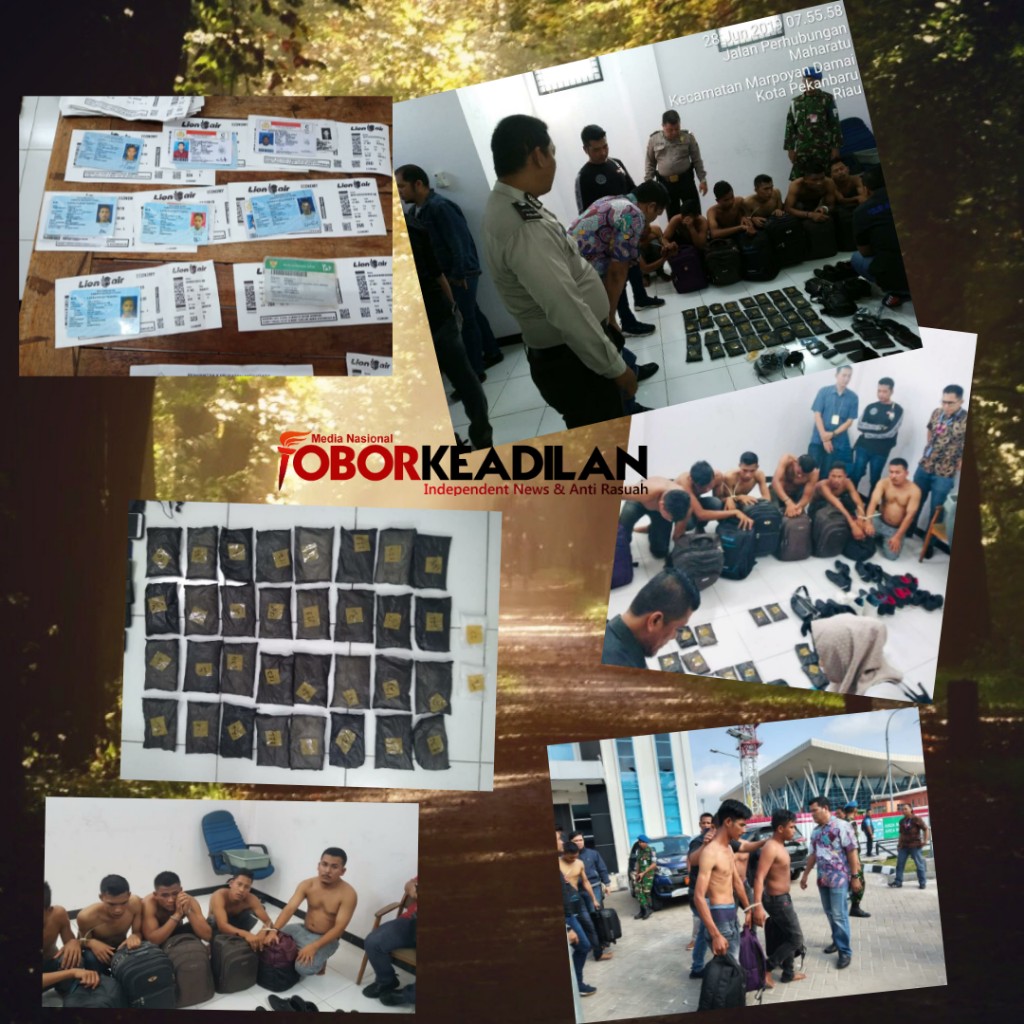 8 Pemuda Aceh 7 Pakai Sepatu Sama di Bandara Pekanbaru Terciduk, Ini Identitasnya 