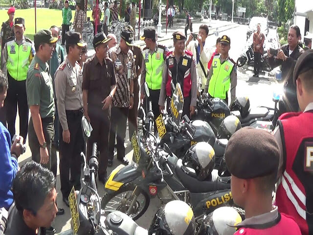 PENGAMANAN  NATAL DAN TAHUN BARU 2018  600 PERSONIL  DI  SIAGAKAN