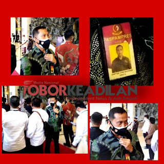 Oknum Paspamres Staf Pengamanan Wapres Ledek Media Hanya Modal HP, Ketua IPAR Obor Panjaitan, Pelaku Harus Dicopot